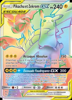 Pikachu et Zekrom GX